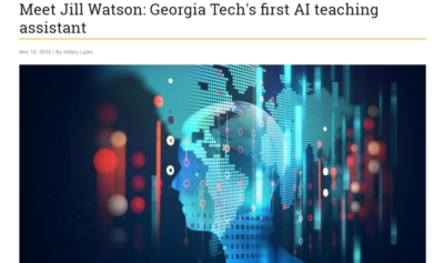 Jill Watson: AI teaching assistant