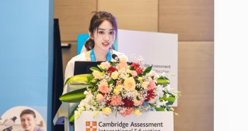 A winning speech at the Outstanding Cambridge Learner Awards in China