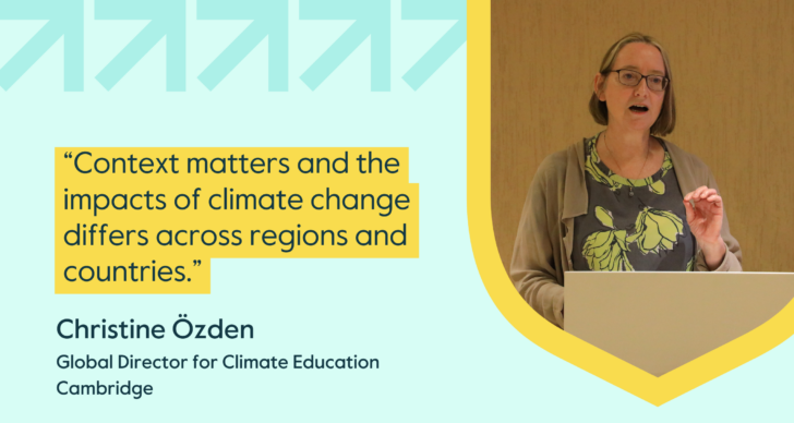 Director of Climate Education, Christine Ozden